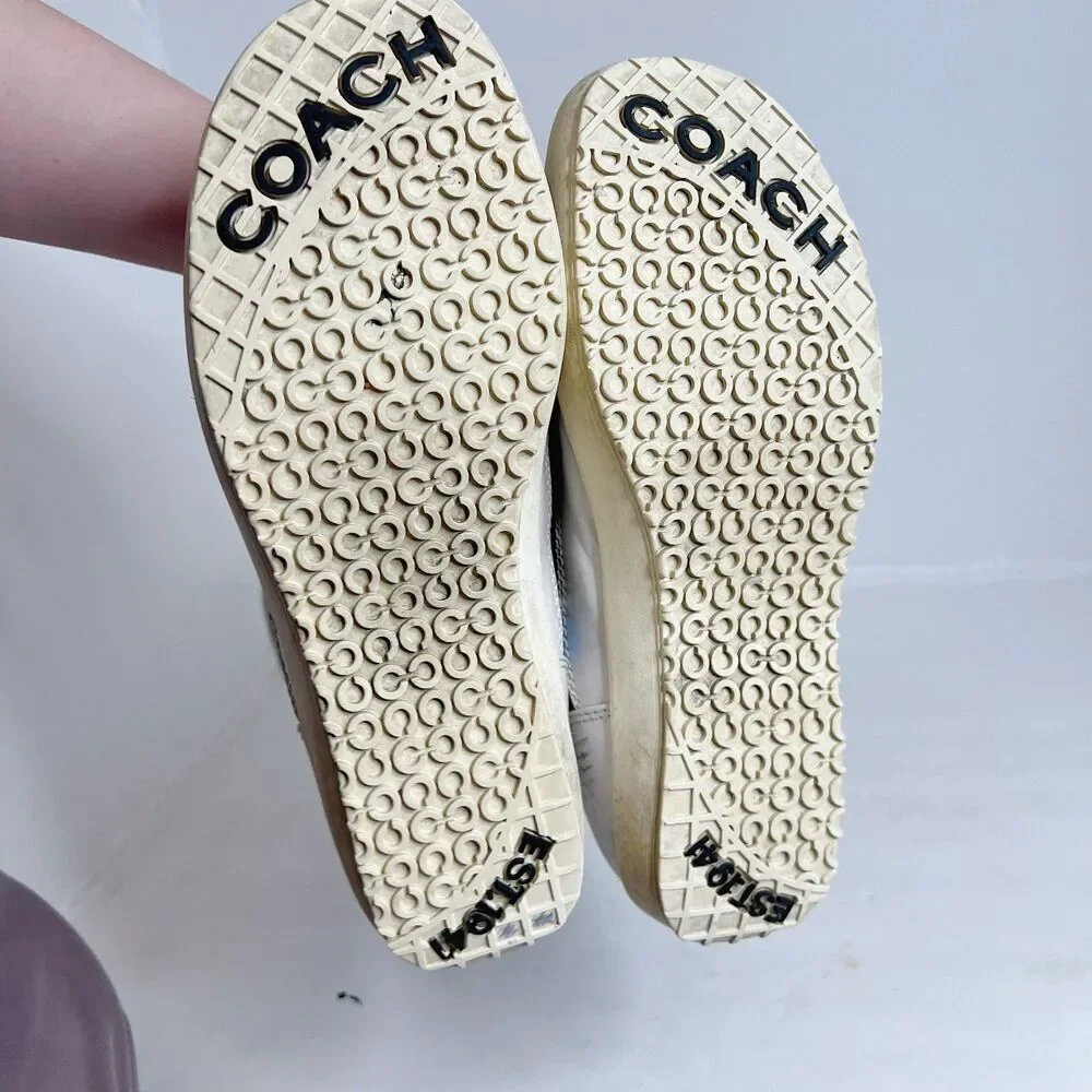 y2k Vintage Coach Peggey Signature Logo Winter Boots Snow Moon Boots Size 8 - Picture 8 of 13